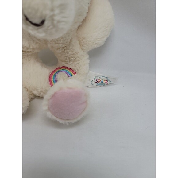 Spark Create Imagine Unicorn Plush Baby Rattle Lovey Toy Nursery Stuffed Animal - Picture 4 of 16